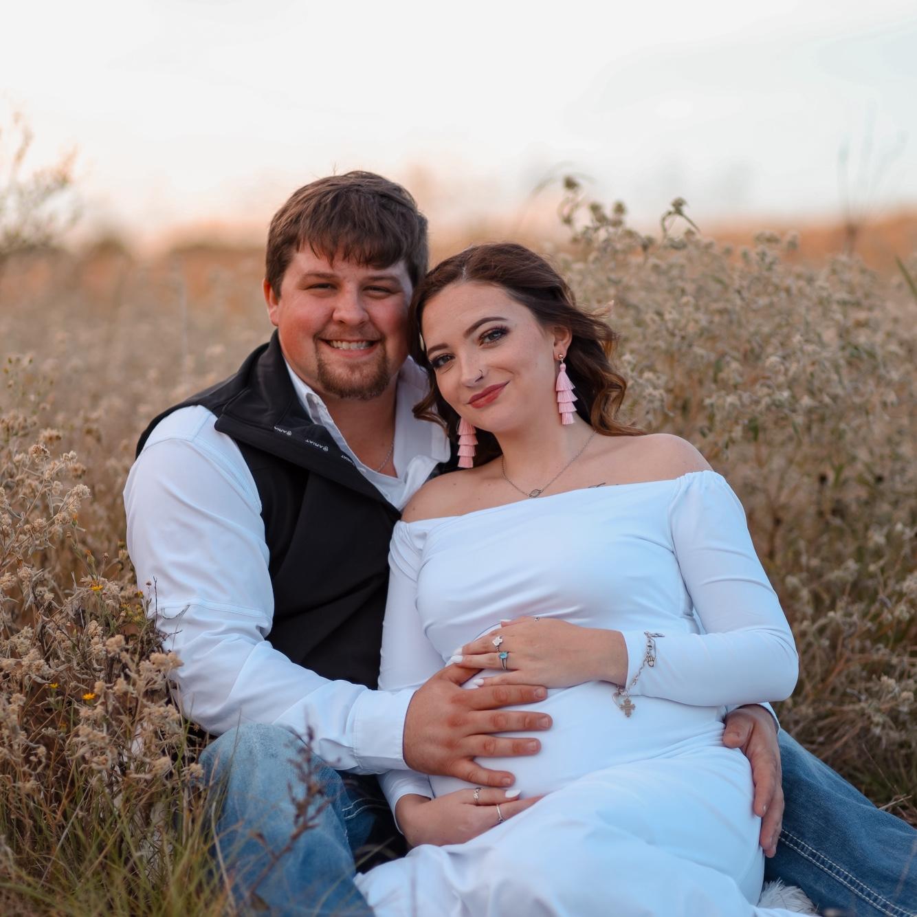 Maternity photos with our angel baby