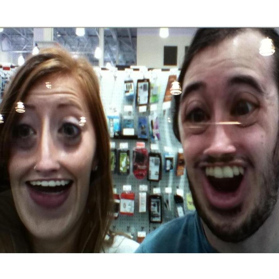 Our first photo together. 2011