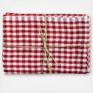 Gingham Tea Towel, Set of 2