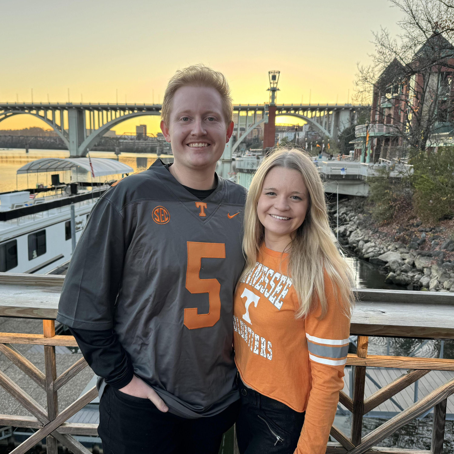 Visiting Chase's sister, Flynn, at the University of Tennessee in Knoxville (November 2023)