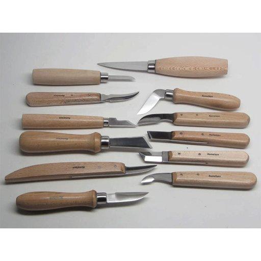 12pc Woodcarving Miscellaneous Chip Knives