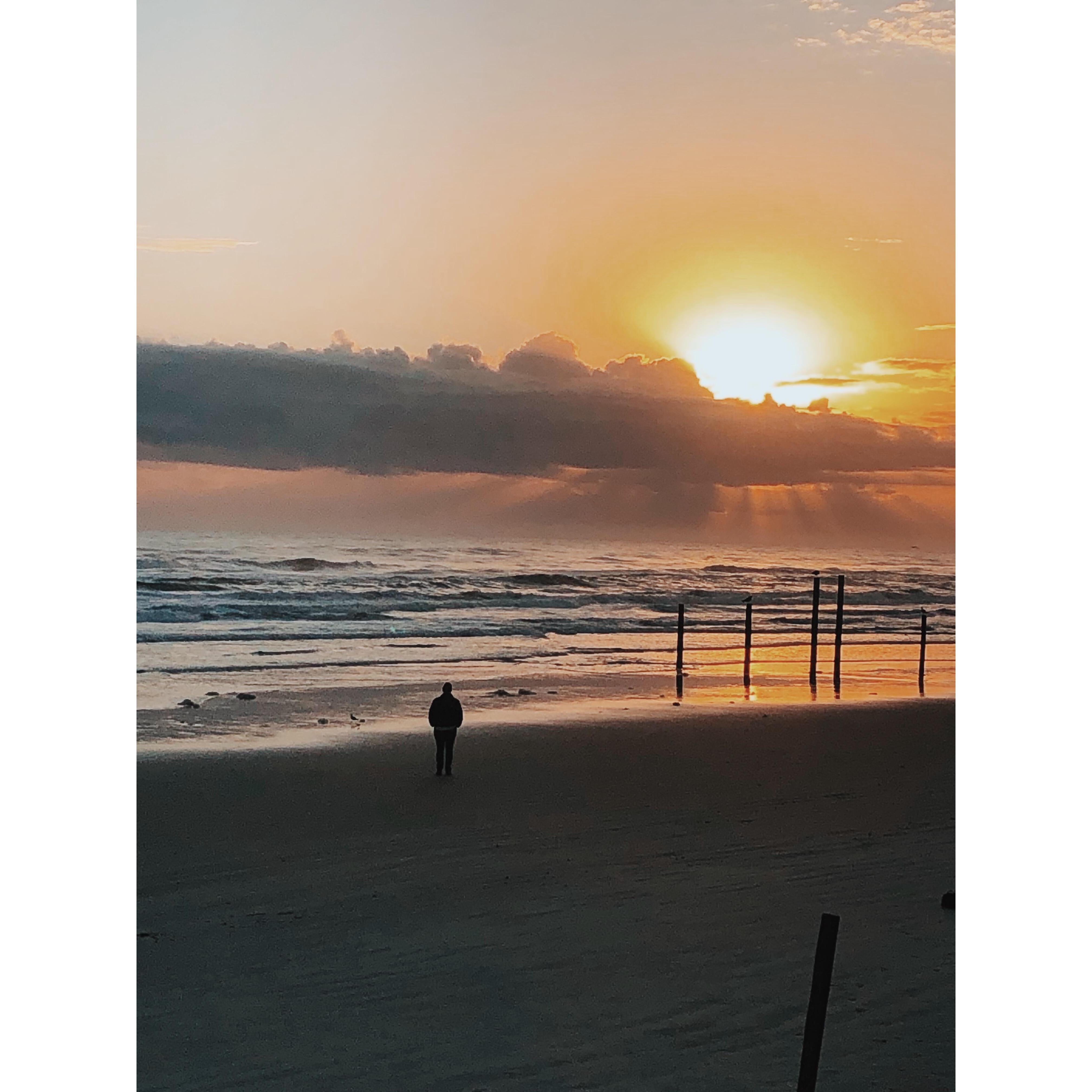 One of Chan’s favorite things in life is sunrise devotionals on the beach.