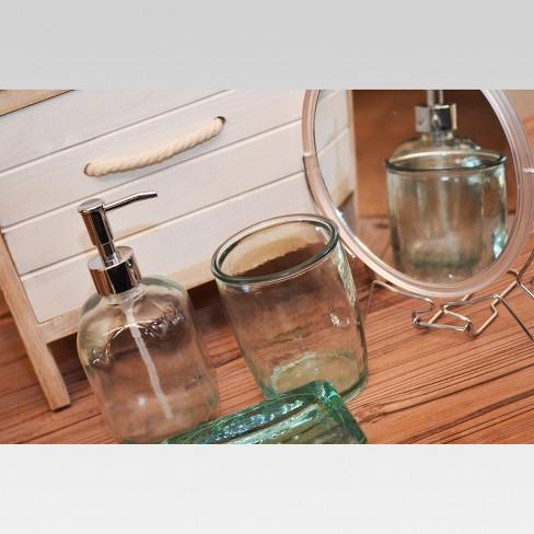 Recycled Glass Soap Dispenser Clear - Threshold™
