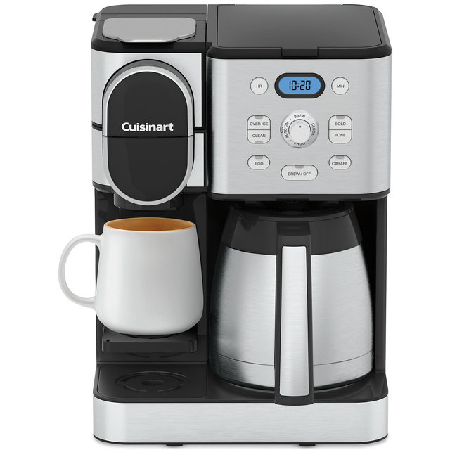 Cuisinart Coffee Center 10-Cup Thermal Coffeemaker and Single-Serve Brewer, SS-21