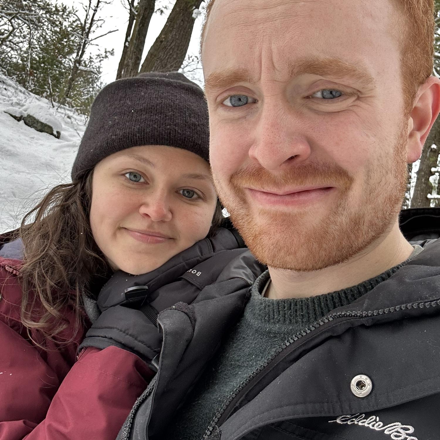 Exploring the Fells in the snow