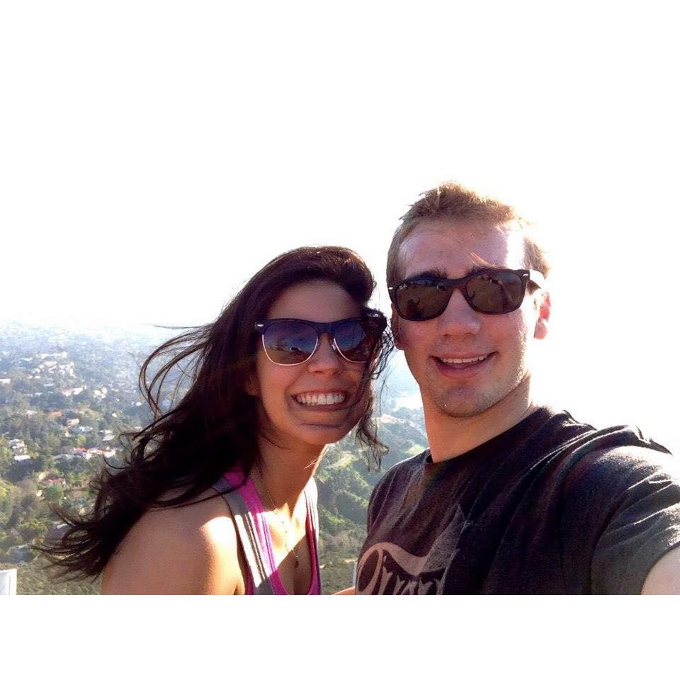 Joey's first visit to Chapman in spring 2013!