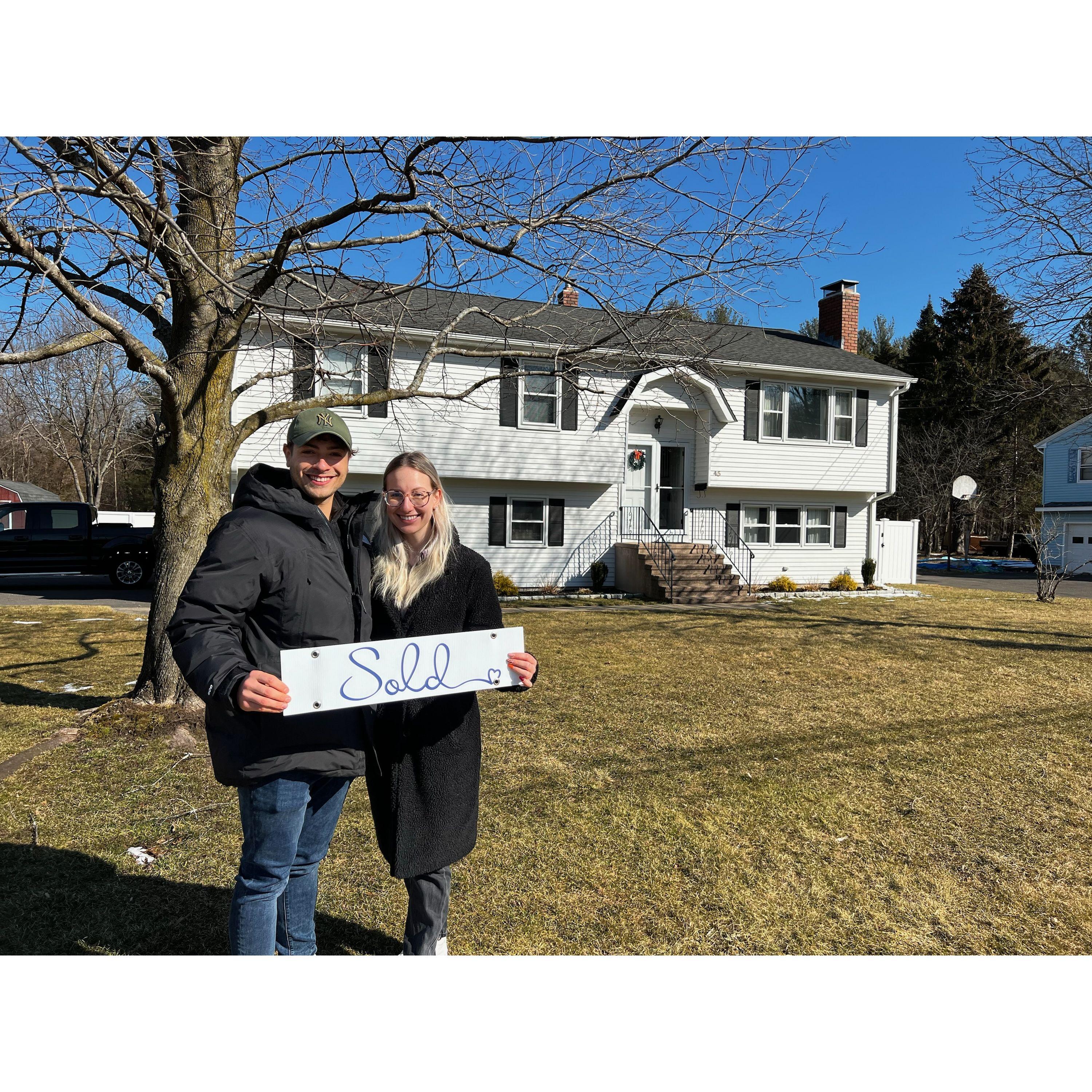 Our first home together