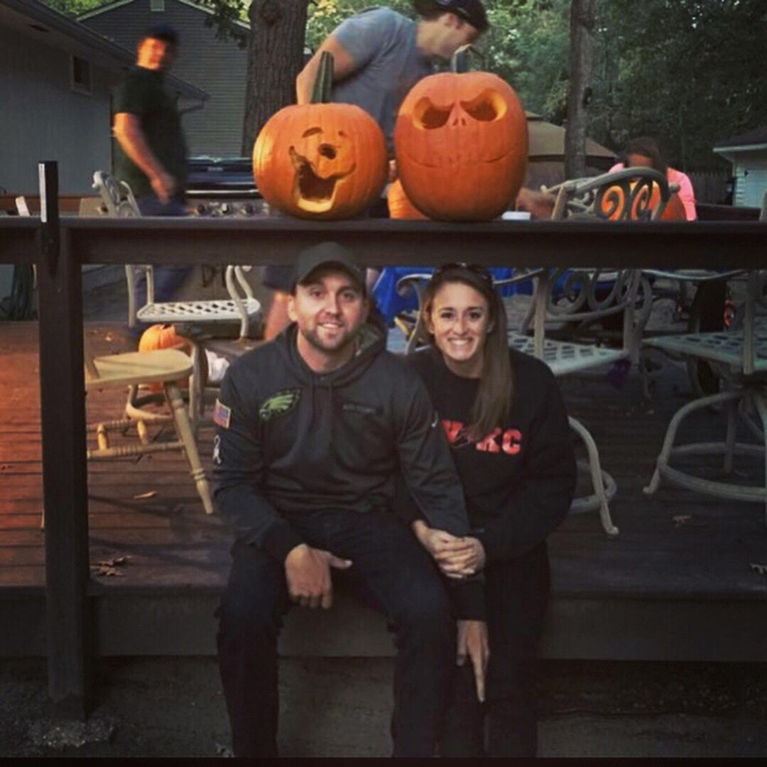 Carving pumpkins at Danielle’s!