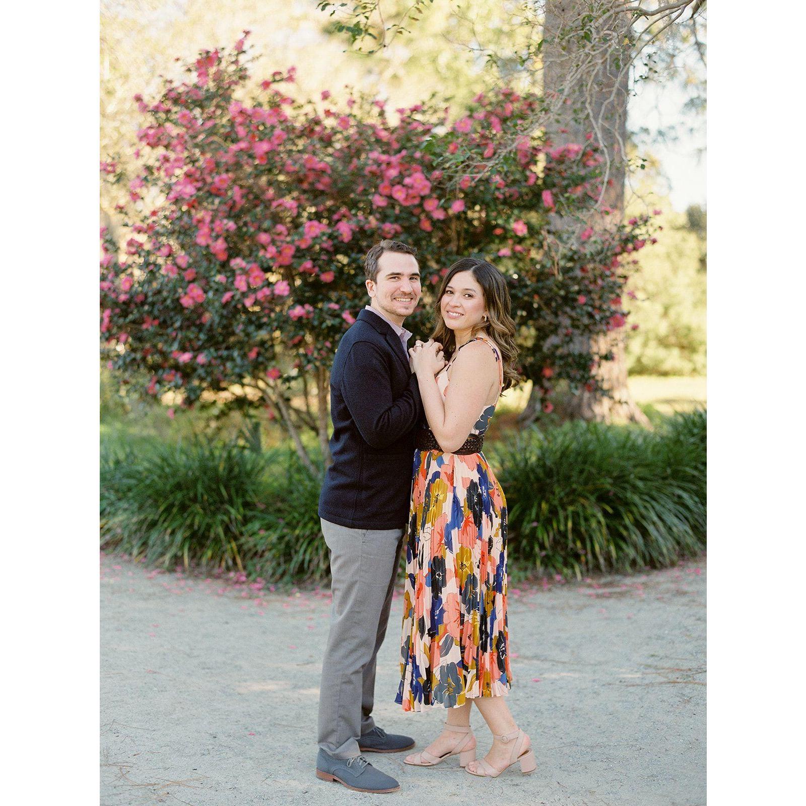 Our gorgeous engagement session at Hampton Park, Charleston.