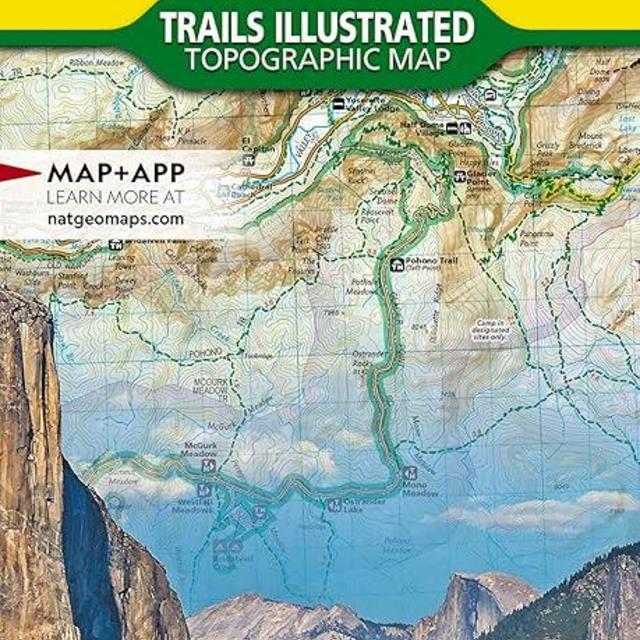 Yosemite National Park Map (National Geographic Trails Illustrated Map, 206)