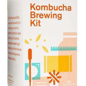 Kombucha Brewing Kit with Organic Kombucha Scoby. Includes Glass Brew Jar, Organic Kombucha Loose Leaf Tea, Temperature Gauge, Organic Sugar and More!