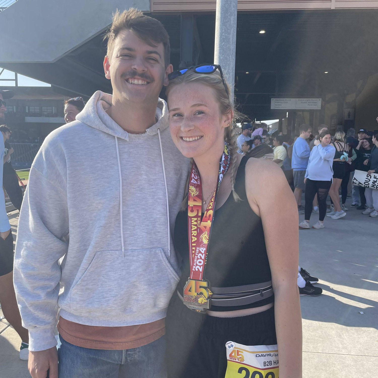 Ashley's first half marathon!