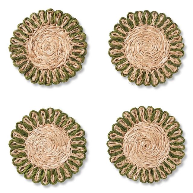 Annisa Straw Coaster, Set Of 4