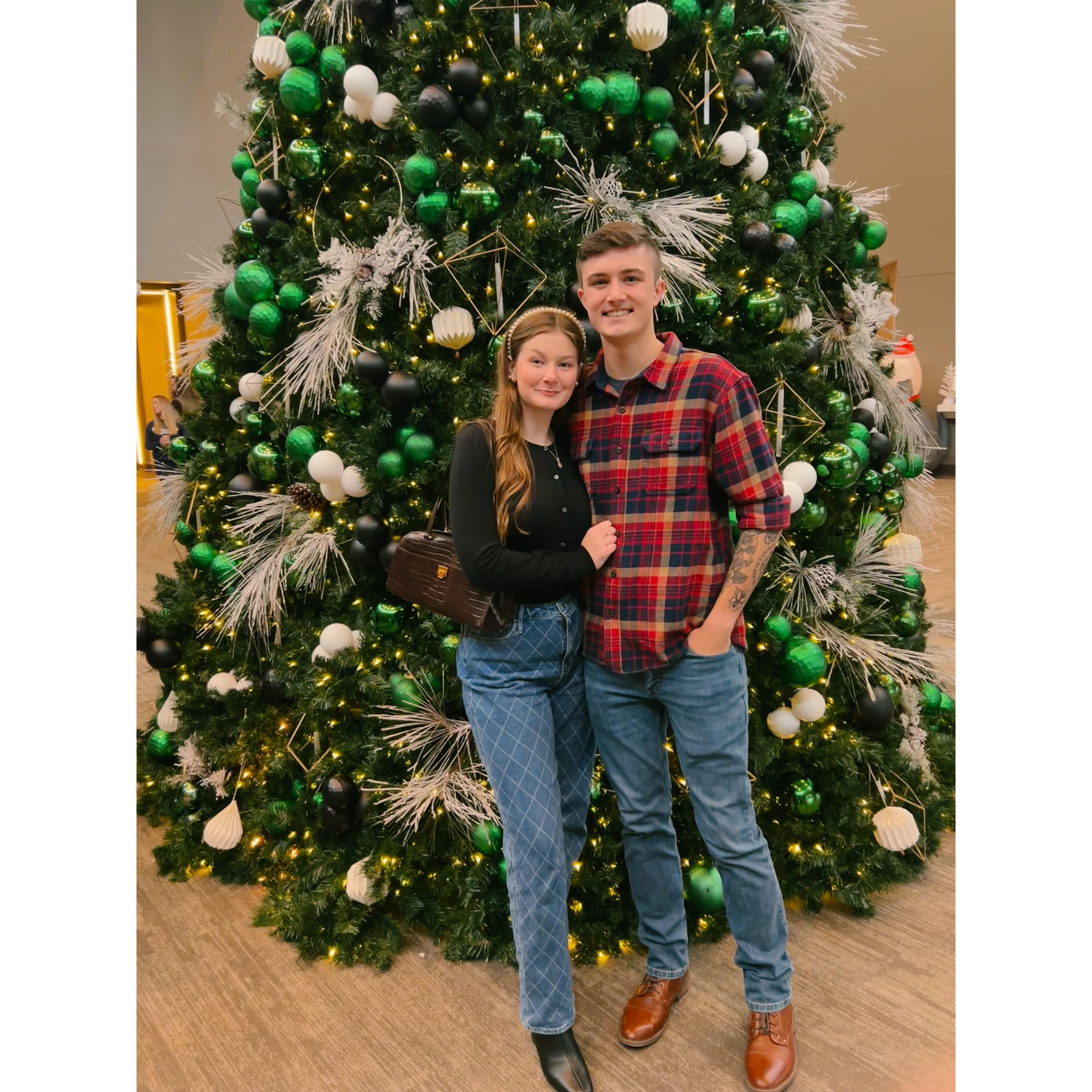 We had our first Christmas together and enjoyed every gift, Christmas cookie, and Starbucks run.