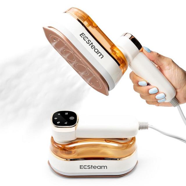 Portable Rotary Garment Iron Steamer – 2-in-1 Handheld Steamer for Clothes & Steam Iron, 1200W Fast Heat-Up Wrinkle Remover, Ceramic Heat Panel, Powerful Steam, Lightweight, Home & Travel Essentials