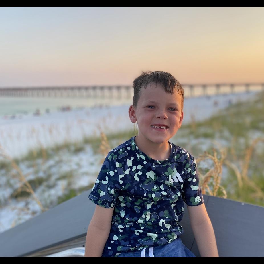 Ian on the beach