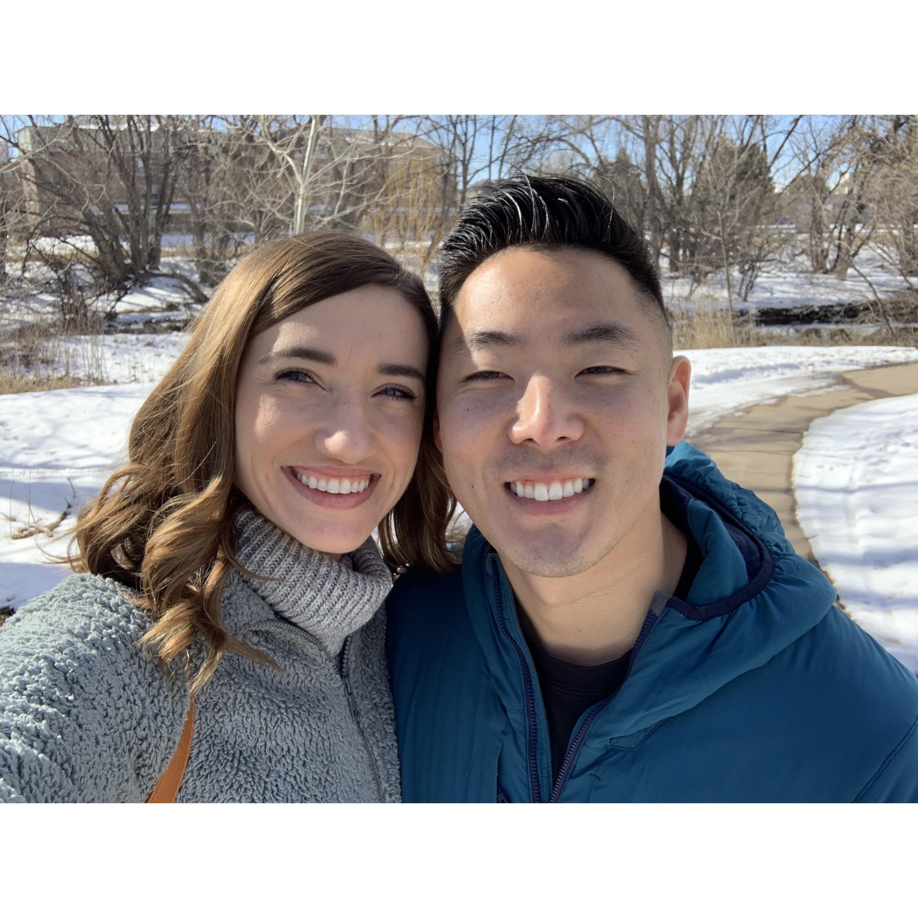 February 2020: We went to Colorado to celebrate our birthdays. :)