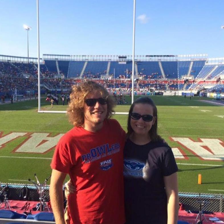 We met at Florida Atlantic University! We always had so much fun at school events.