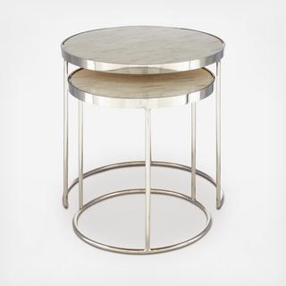 Yara Nesting Accent Table, Set of 2