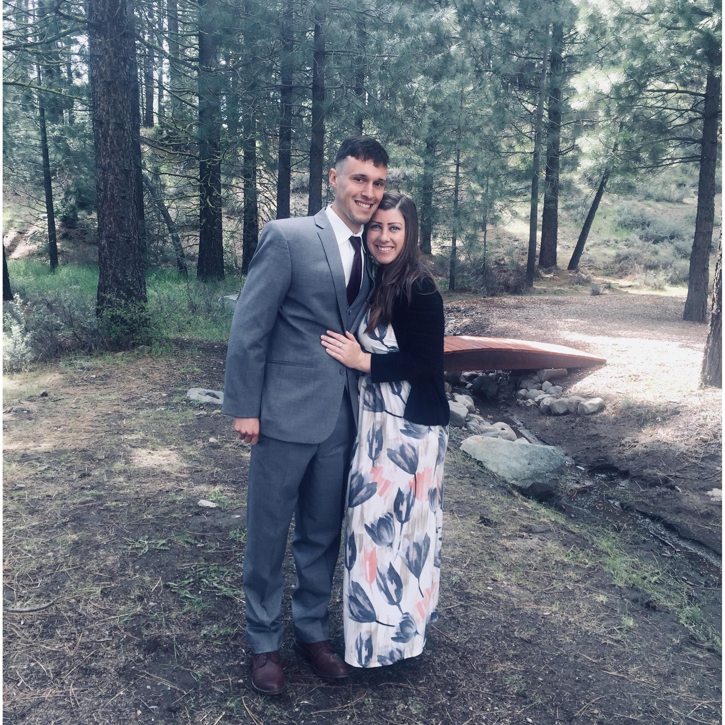 May 2019; wedding in Graeagle where I got to meet many of Zach's childhood friends. We had such a great time!