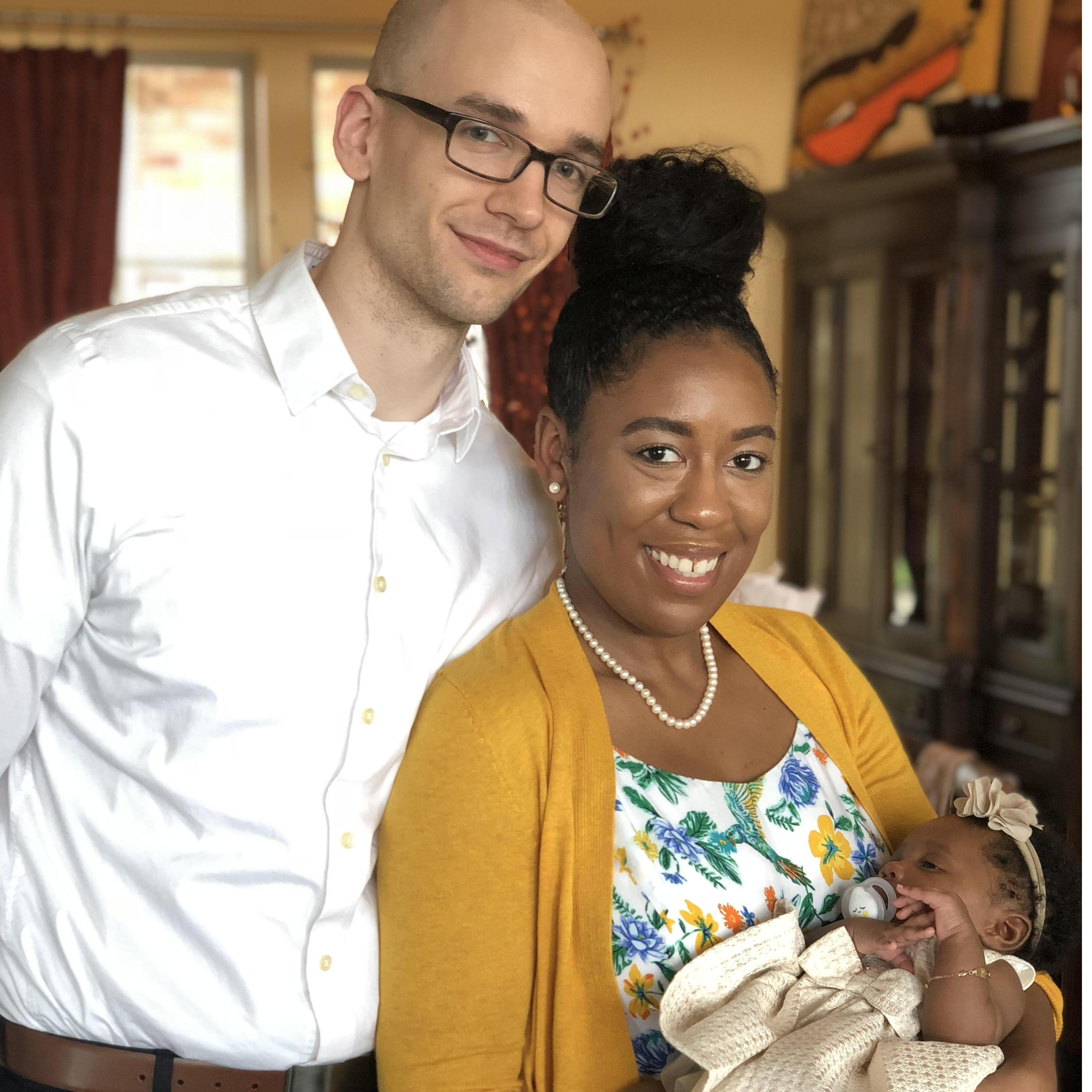 Tye's christening in 2018