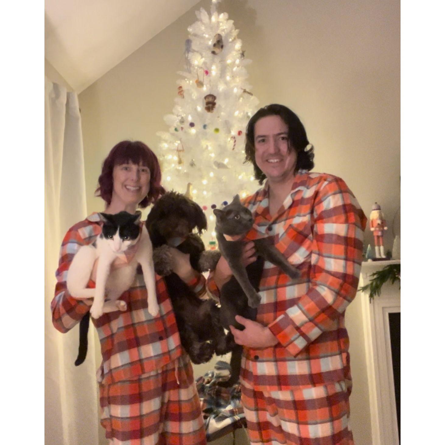 Matching Christmas jammies