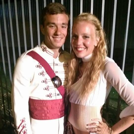 We started dating in June 2014 after meeting at Cadets2 Drum and Bugle Corps.