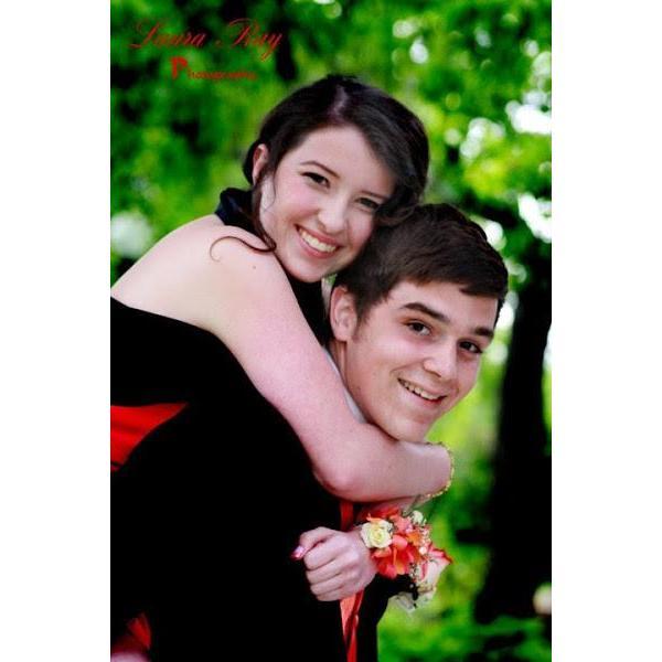 Our first prom.