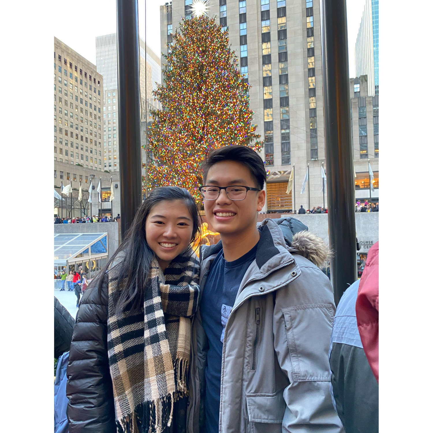 DECEMBER 2019 - Our Second Christmas Together at the Rockefeller Tree