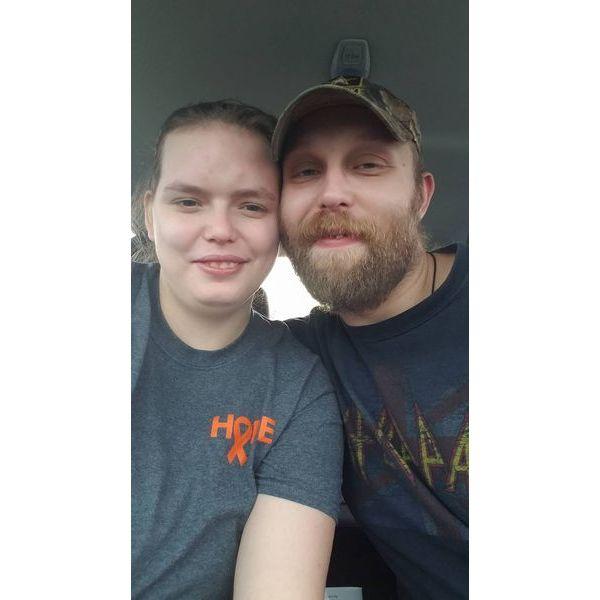 Our first photo together