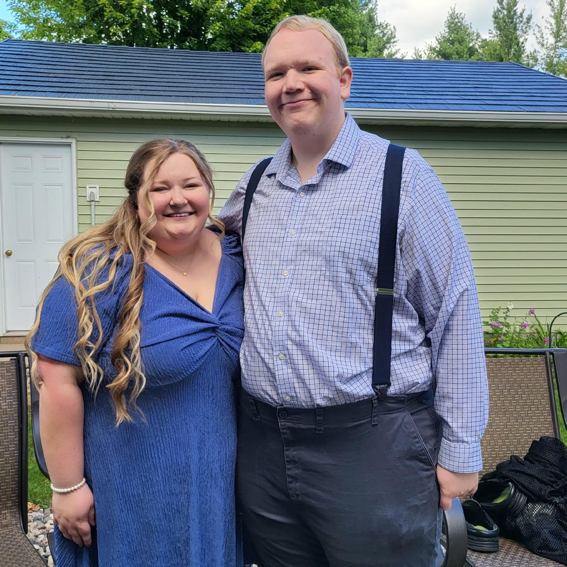 Attending our first wedding as a couple
