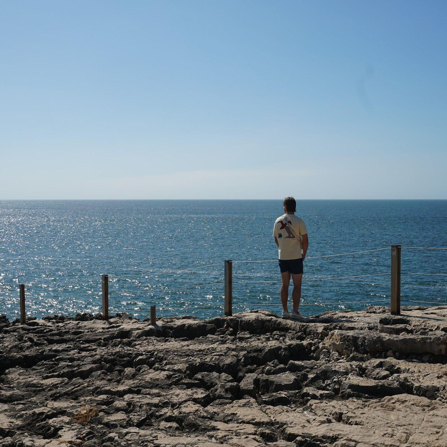 Dan at the western most part of Europe - Cabo Roca!