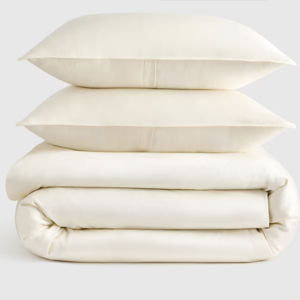 Bamboo Duvet Cover Set in Ivory