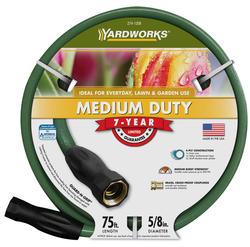 Yardworks&reg; 5/8" x 75' Medium-Duty Vinyl Garden Hose