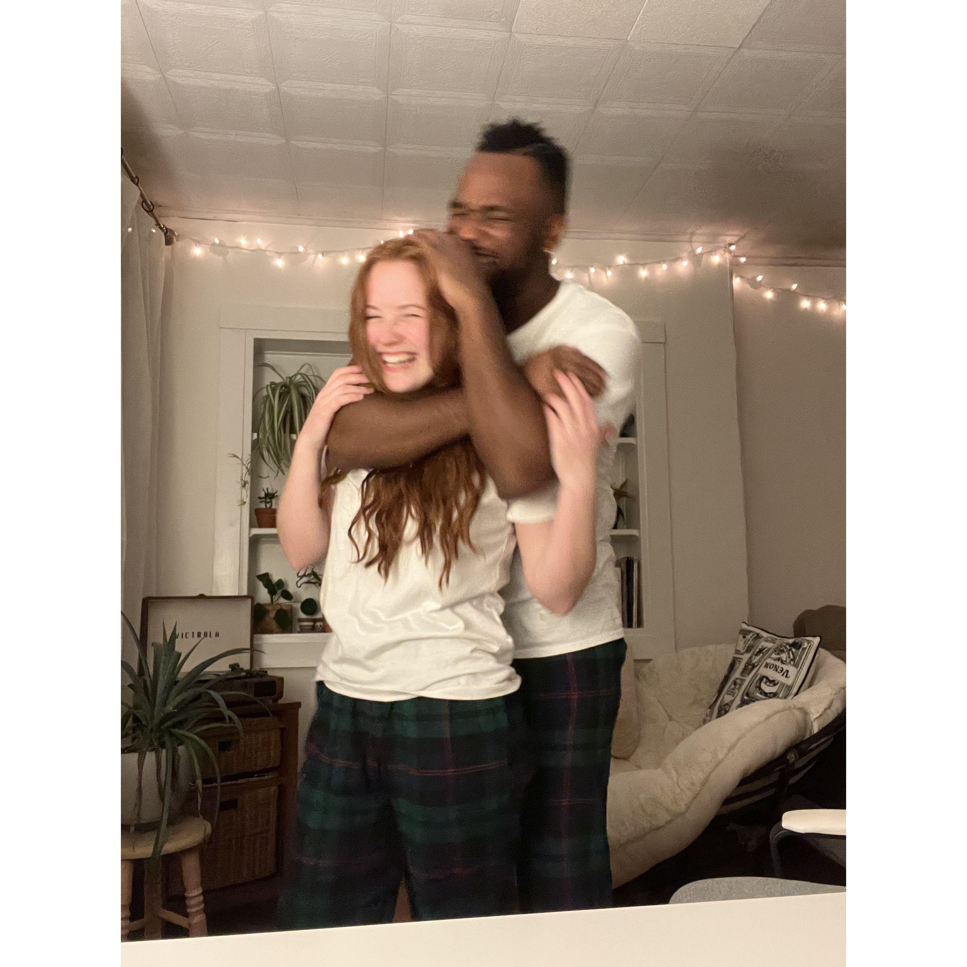 Matching Christmas jammies