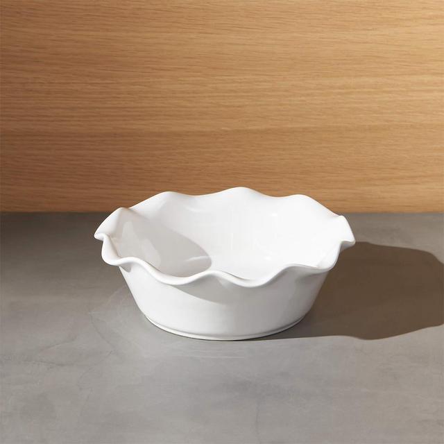 Ruffled Individual Pie Dish