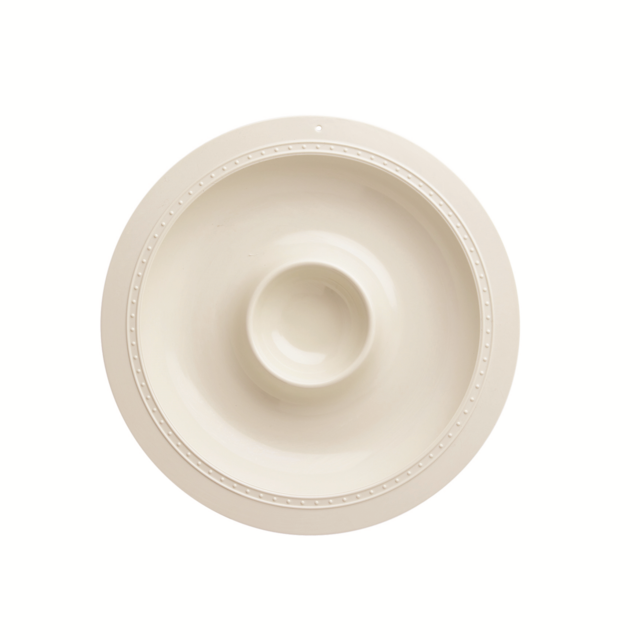 melamine serving piece: chip & dip