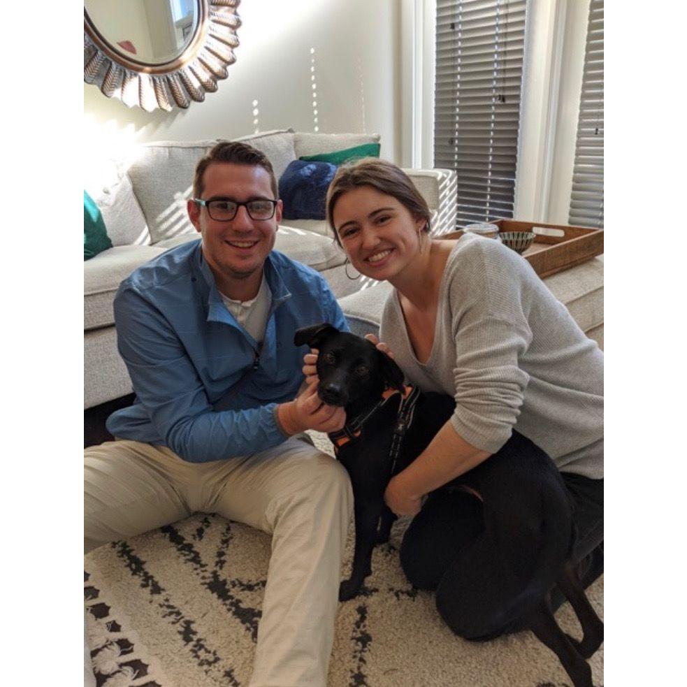 The day we adopted Ali girl