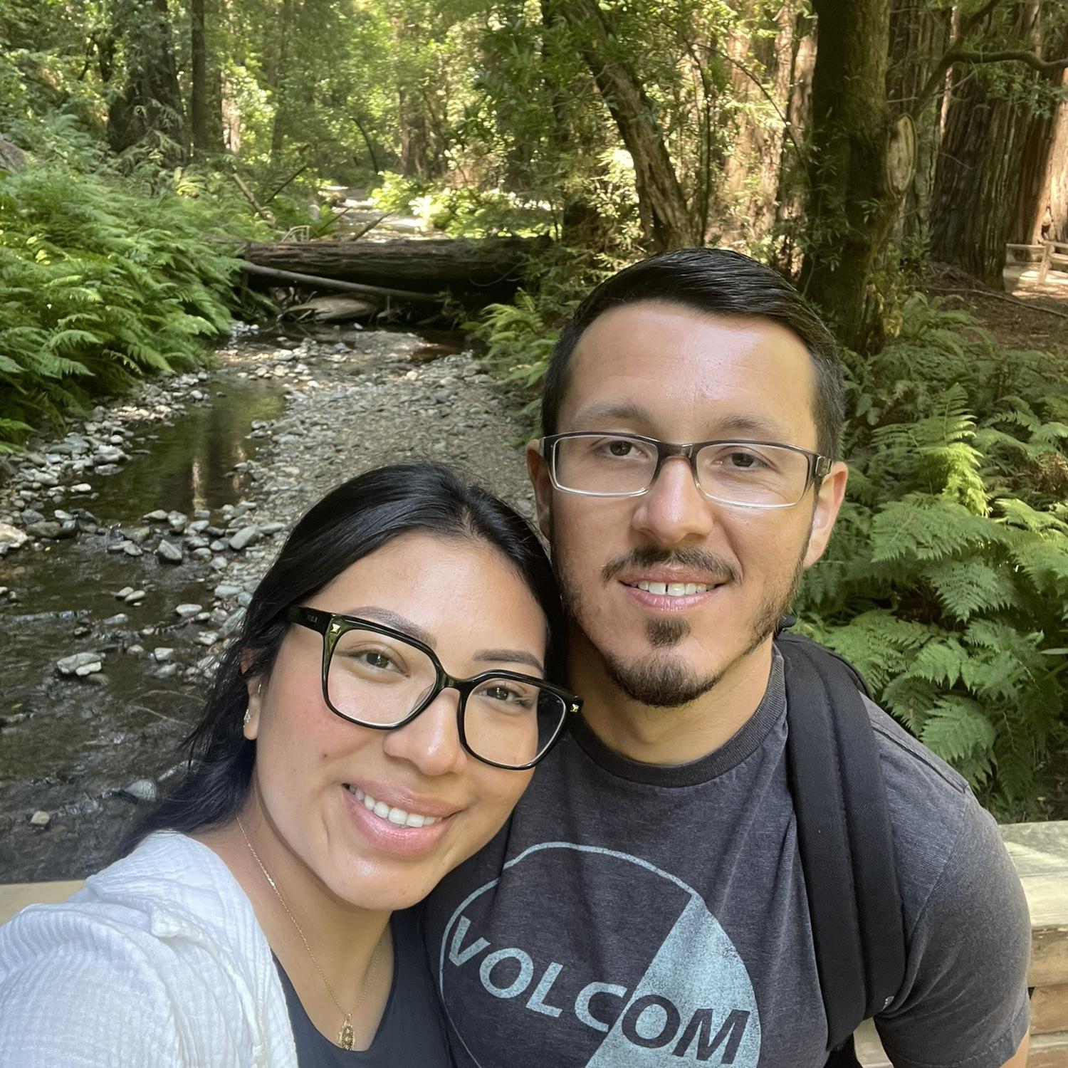 Visiting Muir Woods National Monument. We saw some of the tallest trees ever!