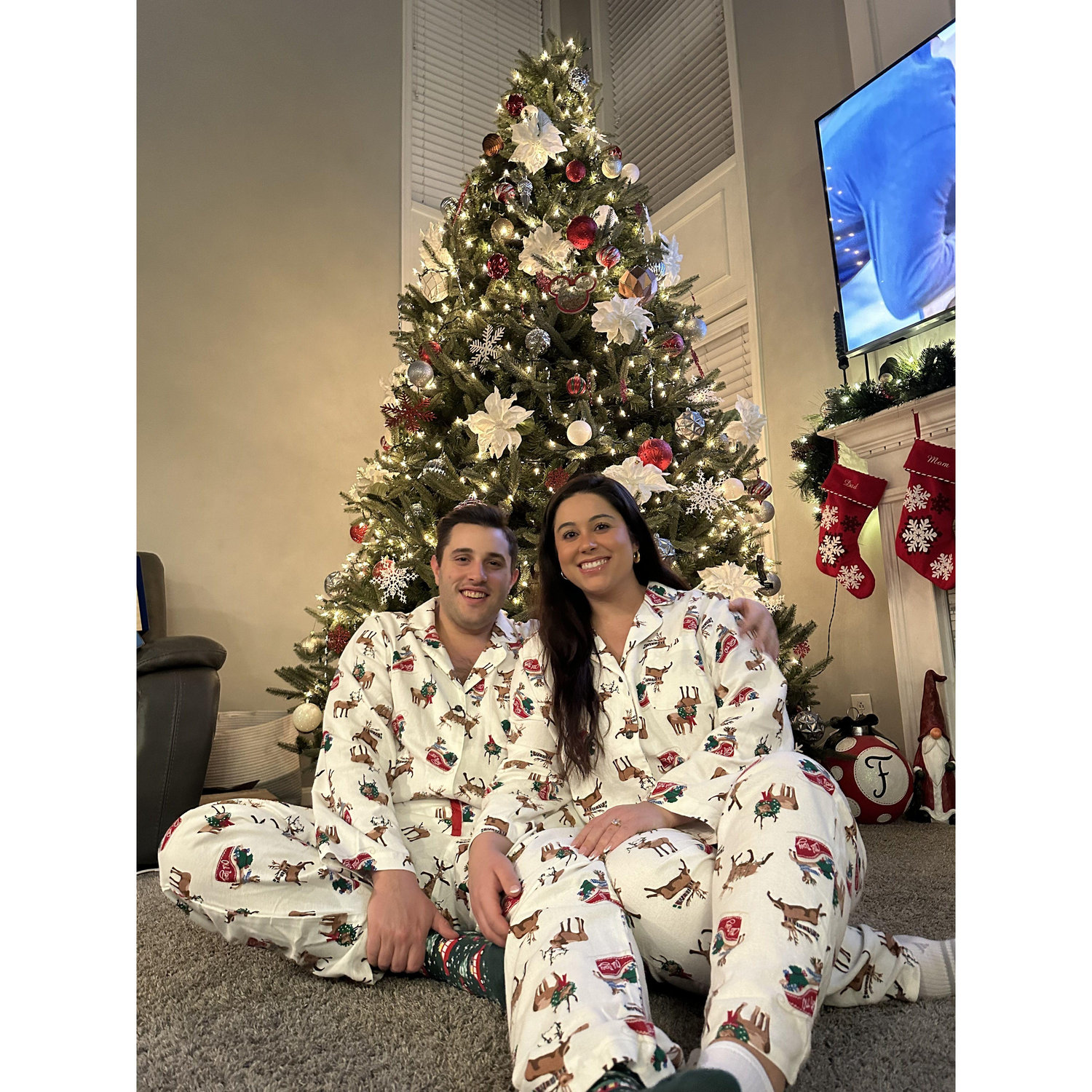 Our first Christmas as fiancés, 2024