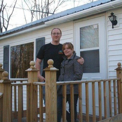 2009. One of our first photos together as a couple.