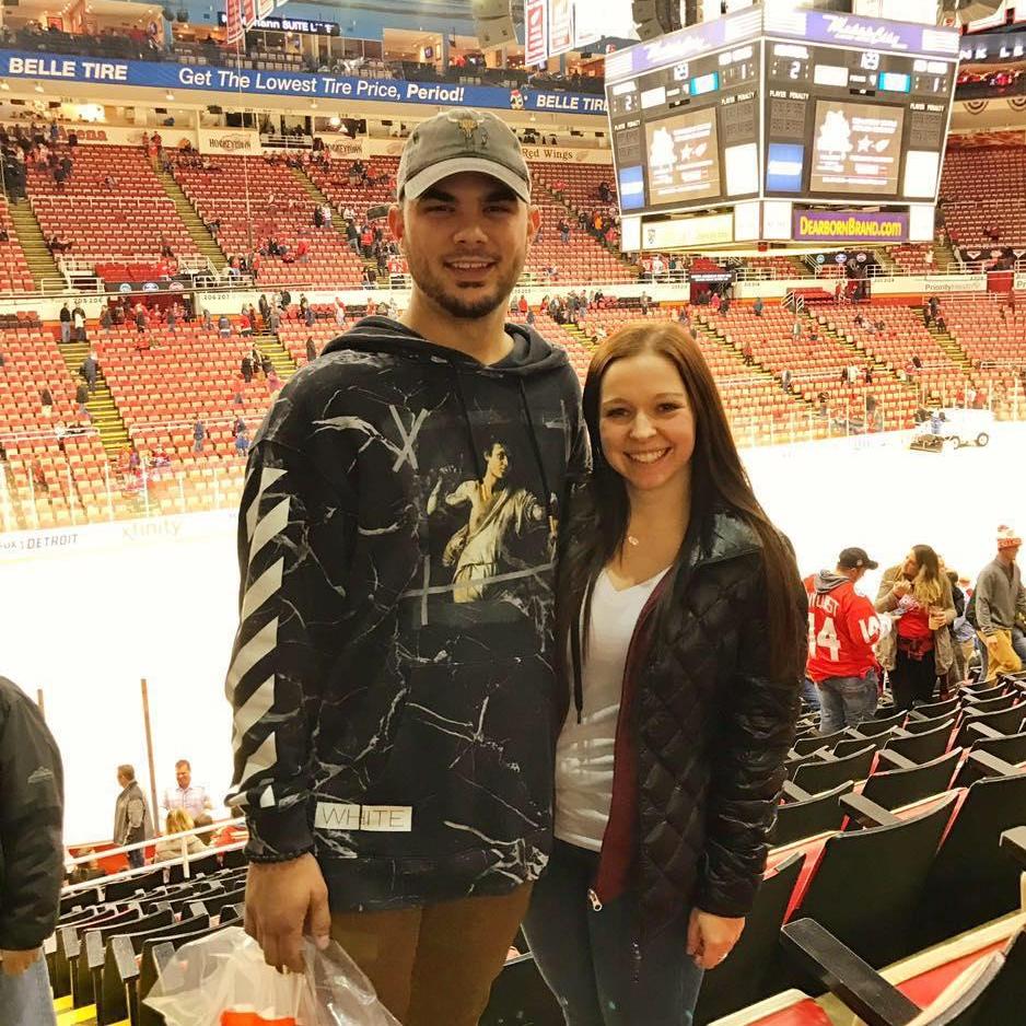 Emily's first Red Wings game