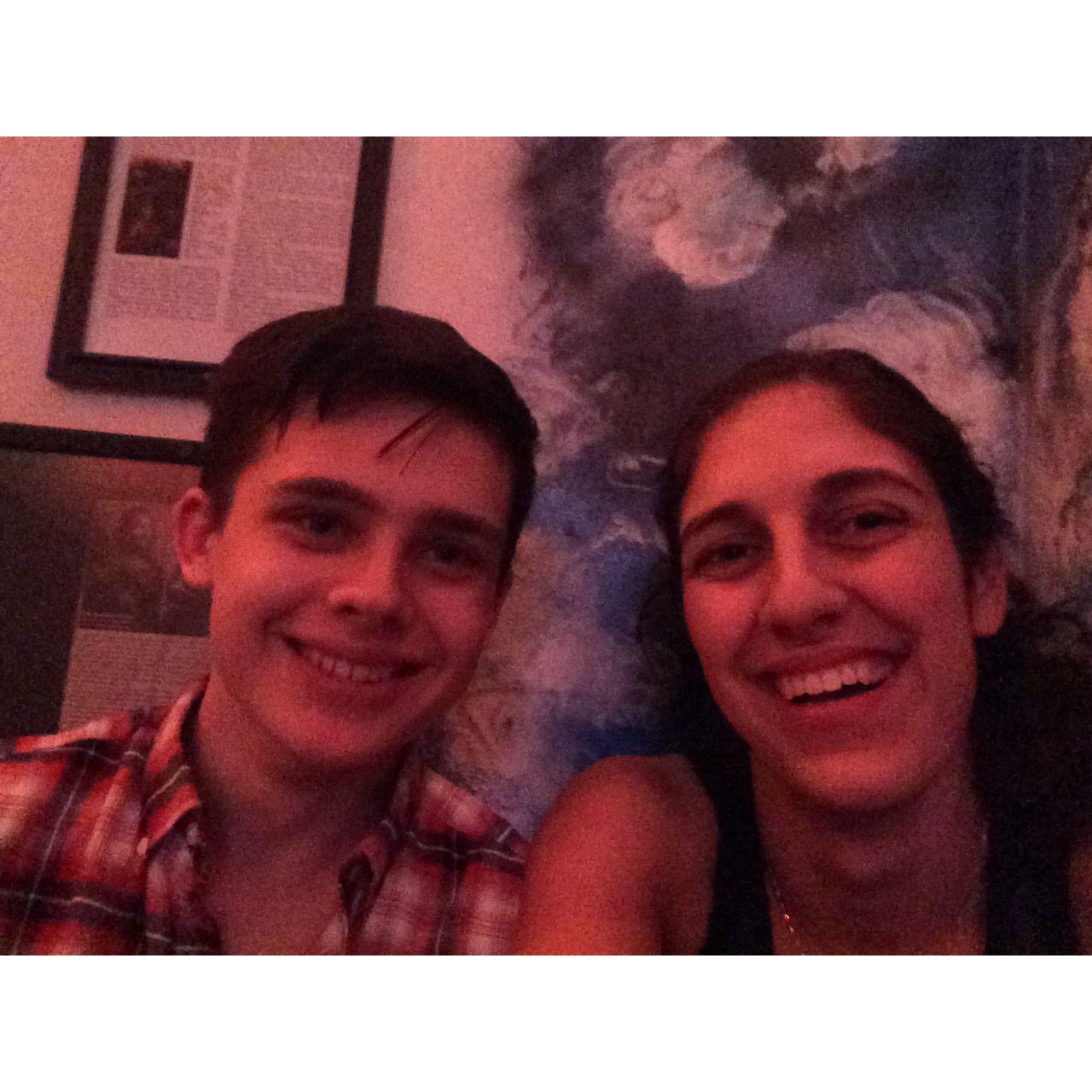We got lucky and went to an improv show that was hilarious!