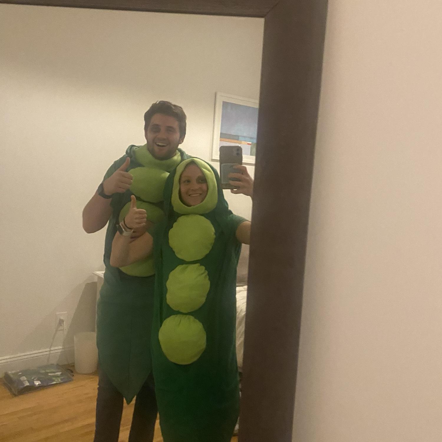 Two peas in a pod!