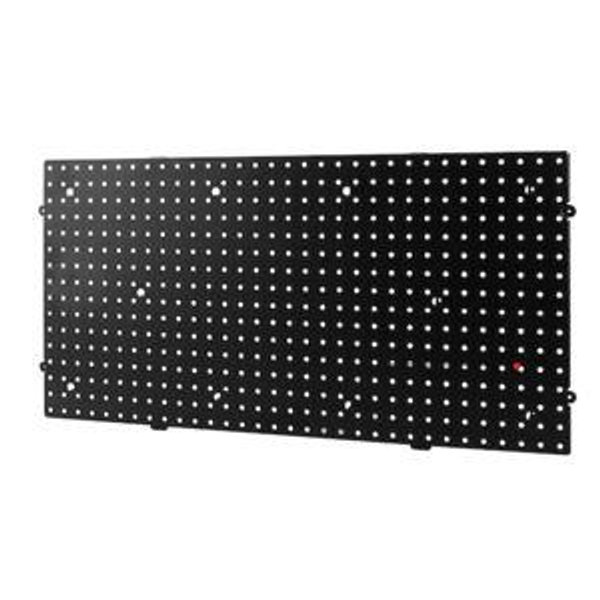 Project Source Steel Pegboard in Black 32-in W x 16-in H