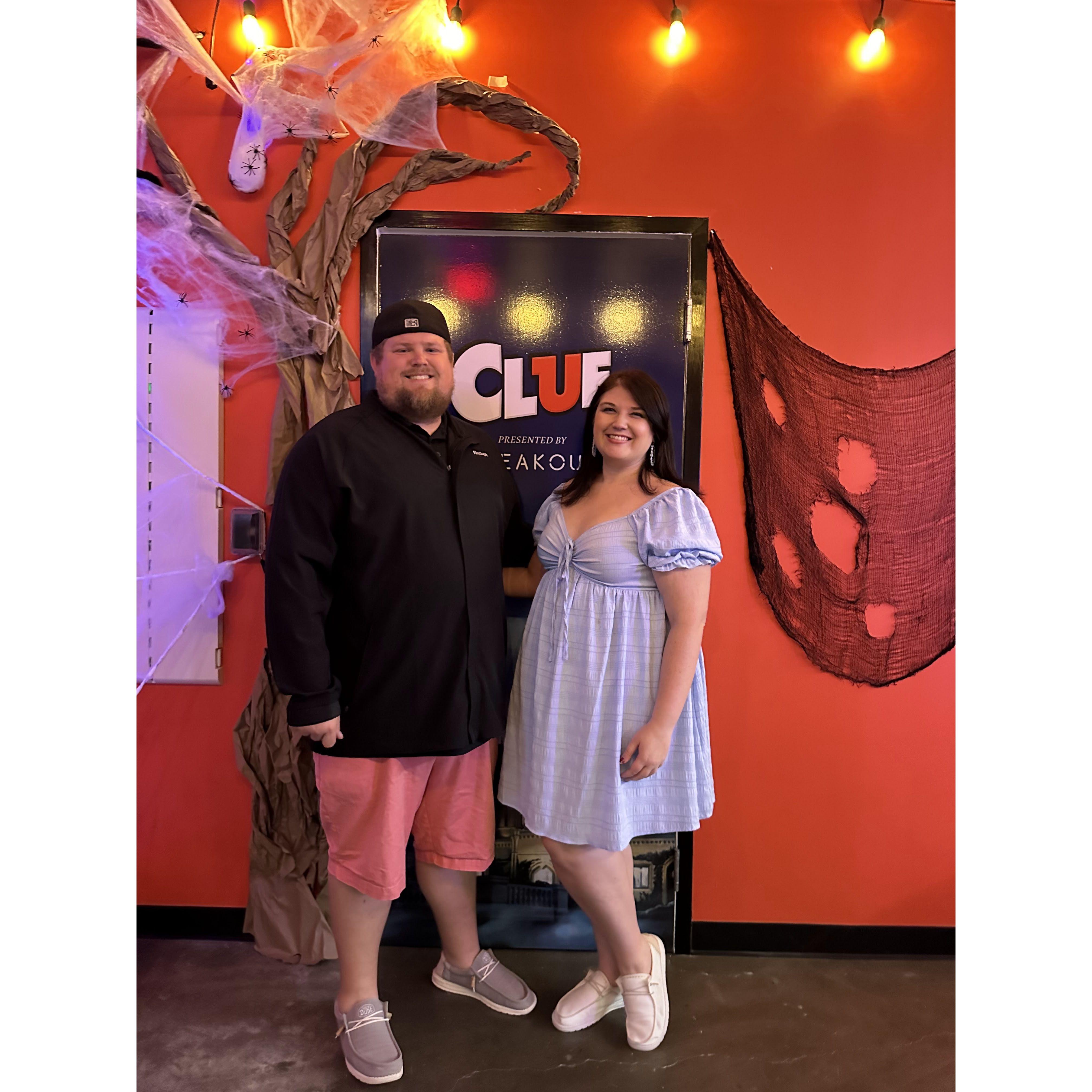 First anniversary at an Escape room