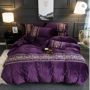 Brooklyn Royal Duvet Cover & Shams | Decor Lane | Duvet Cover Set In Byzantine Purple