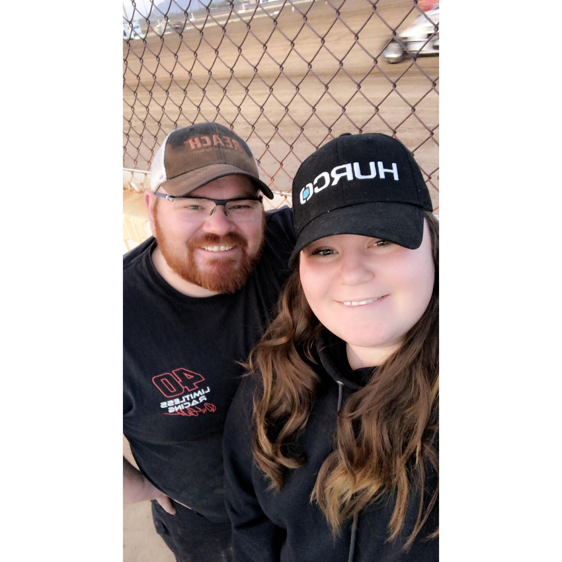 A night at the race track