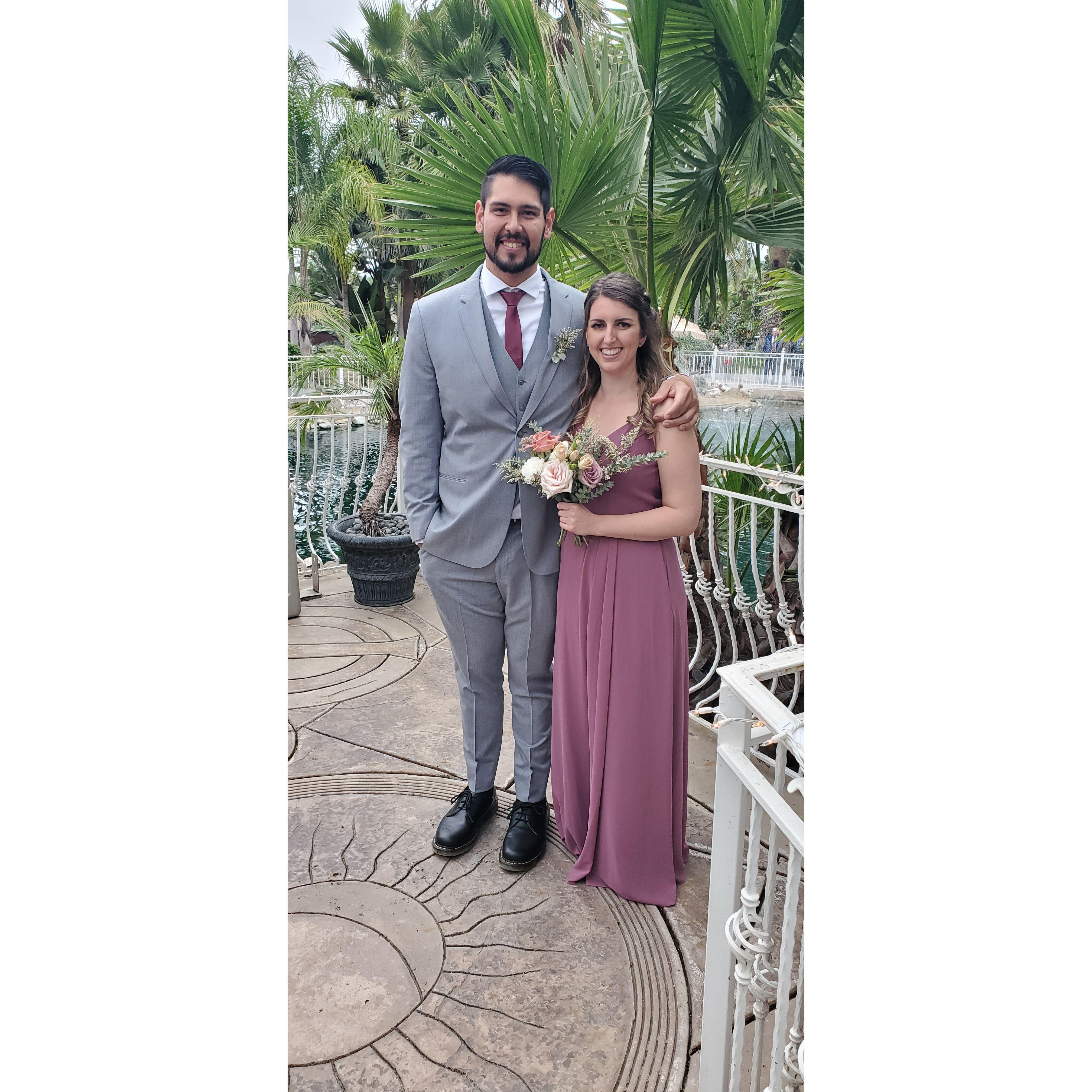 Bridesmaid and Best Man