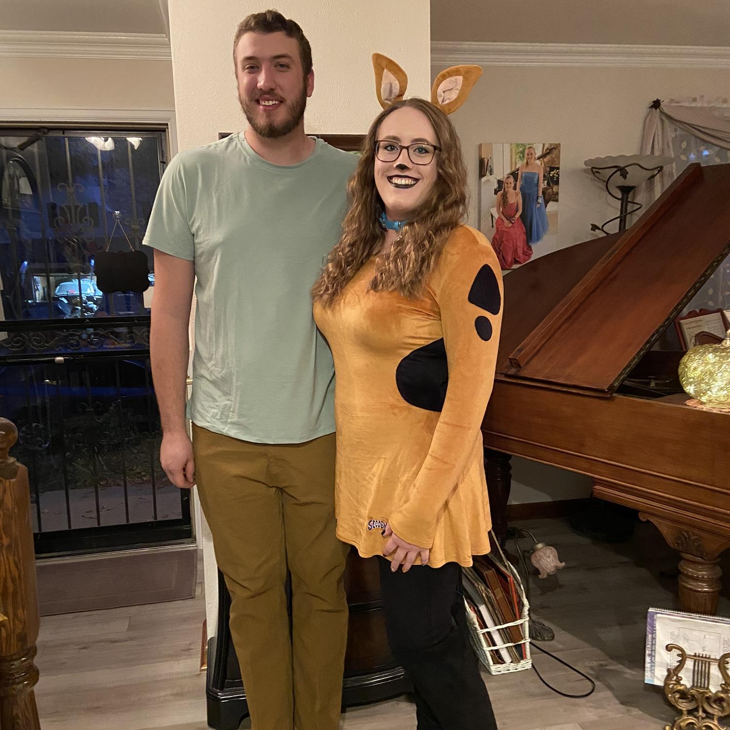 Our first Halloween together, Rooby Rooby Roo!
